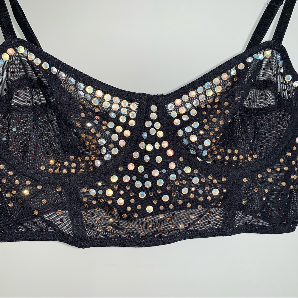 Embellished bra